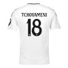 Virallinen Fanipaita Real Madrid Tchouameni 18 Kotipelipaita 2024-25 - Miesten